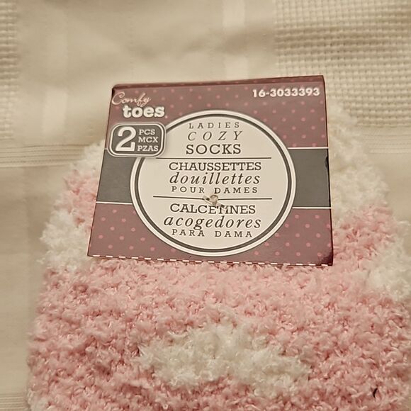 Gap Women's Bundle Of 9 Pairs Of Cozy Socks One Size Pink/ Red - Picture 12 of 16